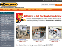 Tablet Screenshot of exfactory.com